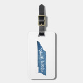 ピジョンフォージテネシー木目 ラゲッジタグ (正面縦)