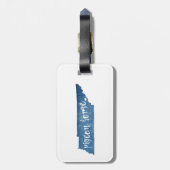 ピジョンフォージテネシー木目 ラゲッジタグ (裏面縦)