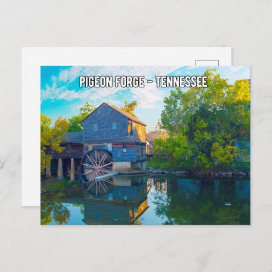 ピジョンフォージ – テネシーはがき ポストカード (正面/裏面)