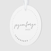 ピジョンフォージ，テネシー旅行米国シンプル オーナメント (正面)