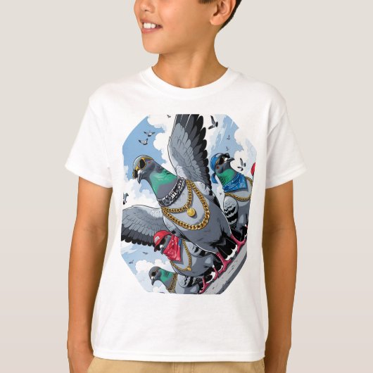 ピジョンフード3 Tシャツ (正面)