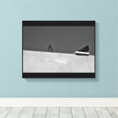 ピジョンペア キャンバスプリント (インサイチュ (ウッドフロア))