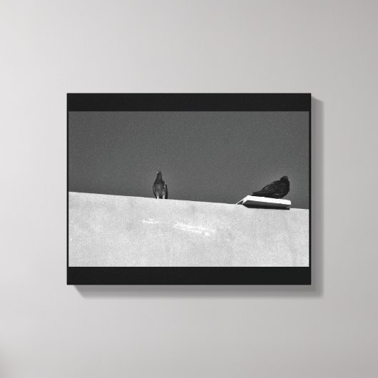 ピジョンペア キャンバスプリント (正面)