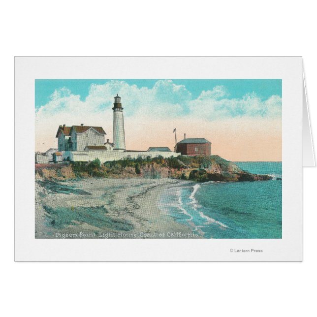 ピジョンポイントライトハウスの外観 (正面横)