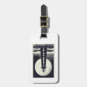 ピジョンポイントライトハウスカリフォルニアムーン ラゲッジタグ (正面縦)