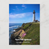 ピジョンポイントライトハウスカルフィフォルニア シーズンポストカード (正面)