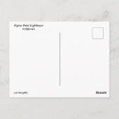 ピジョンポイントライトハウスポストカード ポストカード (裏面)