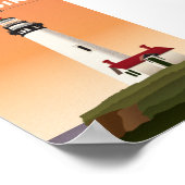 ピジョンポイントライトハウスヴィンテージ旅行ポスター ポスター (角)