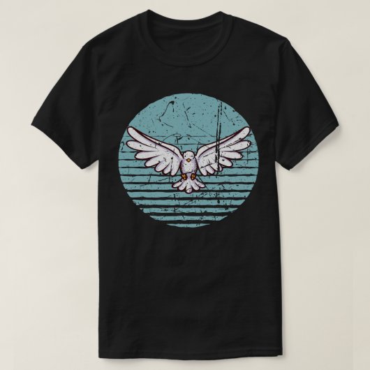 ピジョンレトロギフト Tシャツ (デザイン正面)