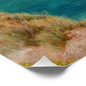 ピジョンロック，ベイルート – 海岸静穏 ポスター (コーナー)