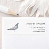 ピジョン差出人住所 ラベル (インサイチュ)