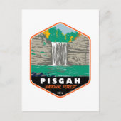 ピスガ国立森林ノースカロライナのエンブレム ポストカード (正面)