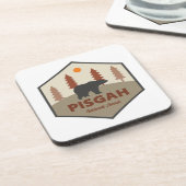 ピスガ国立森林熊 コースター (左側)