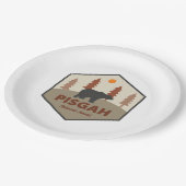 ピスガ国立森林熊 ペーパープレート (アングル)