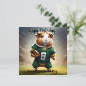 ピスキン・プロディギー:モルモット・クォーターバック、 カード (スタンド正面)