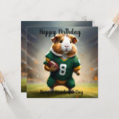 ピスキン・プロディギー:モルモット・クォーターバック、 カード (正面/裏面インサイチュ)