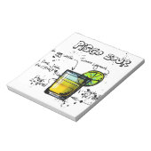 ピスコサワーカクテルレシピ ノートパッド (回転)