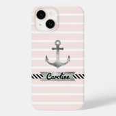 ピスタイリッシュンクストライプいかりカスタムケース Case-Mate iPhoneケース (裏面)