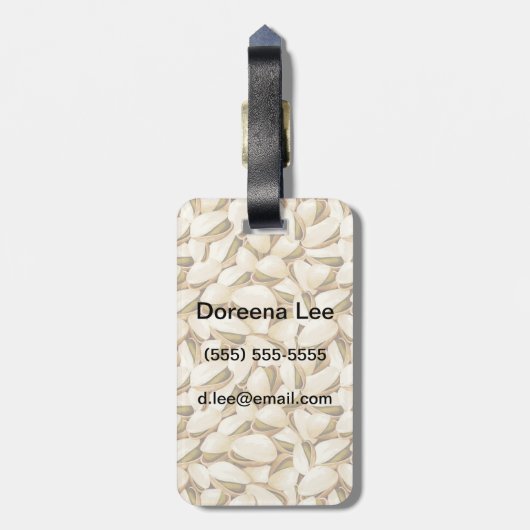 ピスタシオ ラゲッジタグ (裏面縦)