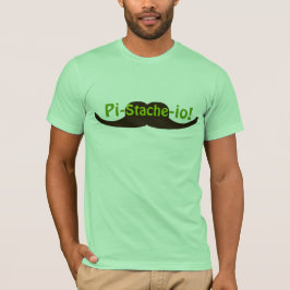ピスタシオPi stache ioの髭 Tシャツ
