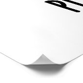 ピスタチオおもしろいプン ポスター (角)