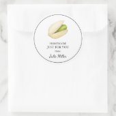 ピスタチオだけの自家製ラベル ラウンドシール (バッグ)