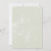 ピスタチオのアイスクリームのソーシャルブライダルシャワーの招待 招待状 (裏面)