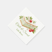 ピスタチオのアイスクリームサンドイッチ日水色 スタンダードカクテルナプキン (角)