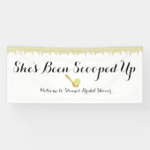 ピスタチオのアイスクリームソーシャルウェルカムビニールバナー 横断幕 (横)