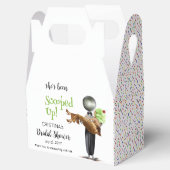 ピスタチオのアイスクリームブライダル フェイバーボックス (オープン)