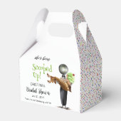 ピスタチオのアイスクリームブライダル フェイバーボックス (正面サイド)