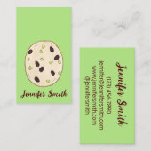 ピスタチオショートブレッドビスケットクッキーベーキングペストリー 名刺 (正面/裏面)