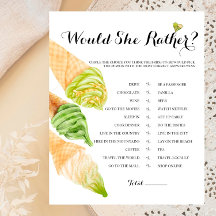 ピスタチオブライダルシャワーは彼女の方がゲーム