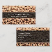 ピスタチオ製作者/農家写真名刺 名刺 (正面/裏面)