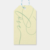 ピスタチオ＆クリーム サンキュー シンプル ギフトタグ (裏面)