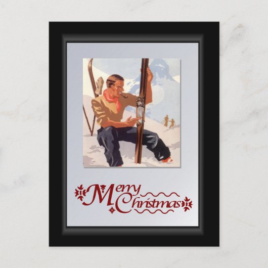 ピストの準備ができている シーズンポストカード (正面)