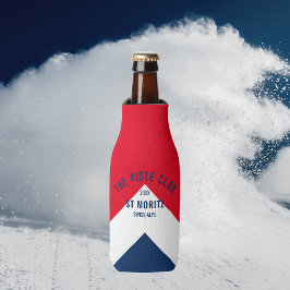 ピストクラブ レッド ホワイト ネイビー ピーク ウィンター スキー ボトルクーラー