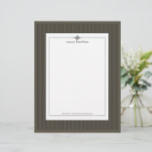 〜ピストライプンストリップ+黒鉛背景 レターヘッド (スタンド正面)