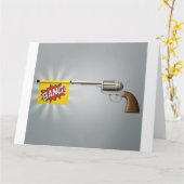 ピストルバンフラグ カード (黄色い花)