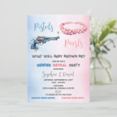 ピストル or パール 性別発表パーティー 招待状 (スタンド正面)