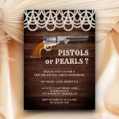 ピストンまたは真珠の性別によるパーティーの表示 招待状