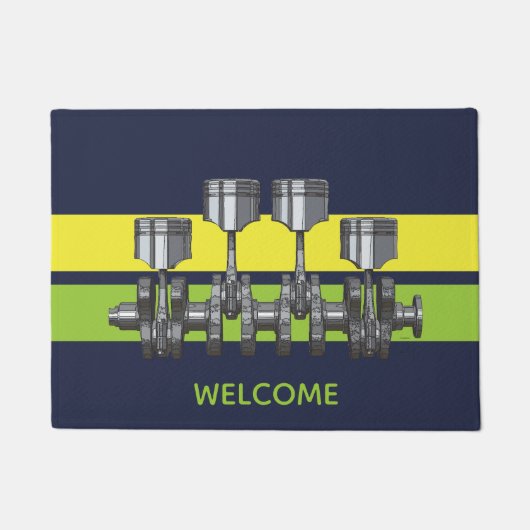 ピストンクランク軸 ドアマット (正面)