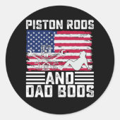 ピストンロッドとパパボーズ整備士7月4日 ラウンドシール (正面)