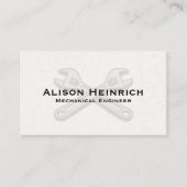 ピストン車エンジン | レンチ 名刺 (正面)