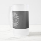 ピストン・エンジン フロストグラスビールジョッキ (正面左)