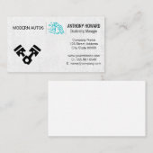 ピストン | 手を握り締める 名刺 (正面/裏面)