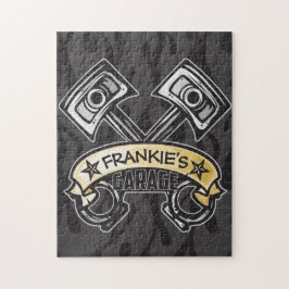 ピスト改造ソン幽霊フレイムス名前をカスタムするガレージ ジグソーパズル