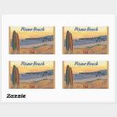 ピスモビーチカリフォルナ 長方形シール (シート)