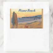 ピスモビーチカリフォルナ 長方形シール (バッグ)