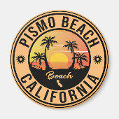 ピスモビーチカリフォルニアサンセットバケーションデミッサン マグネット (正面)